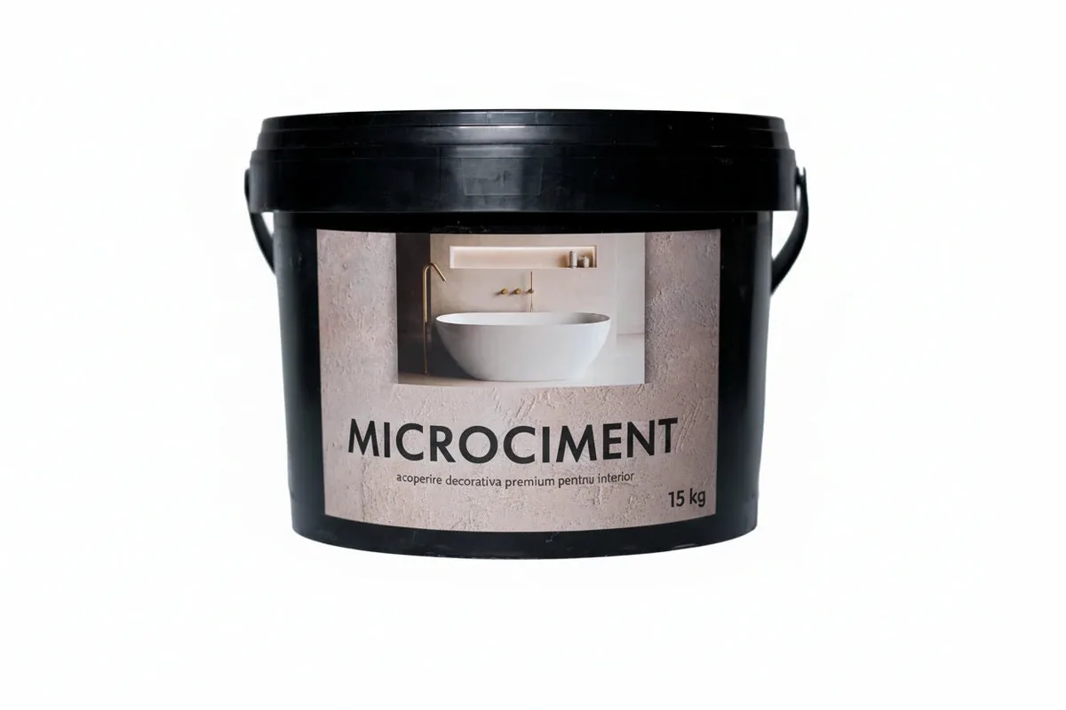 Microciment, acoperire decorativă premium pentru interior, 15 kg, Decosti