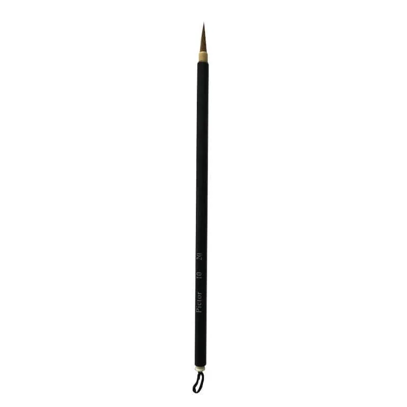 Pensulă cu păr de zibelină și mâner din bambus (liner) Atelier (23 mm)