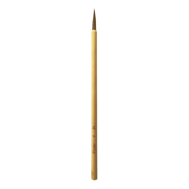 Pensulă cu păr de zibelină și mâner din bambus (liner) Atelier (29.5 mm)