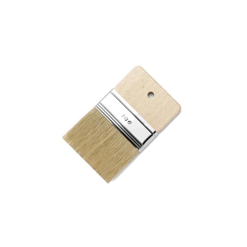 Pensulă lată Spalter cu păr natural, mâner lemn (100x9 mm)
