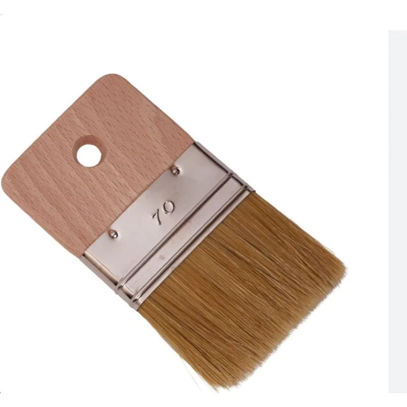 Pensulă tip Spalter cu păr natural, mâner lemn (70x9 mm)