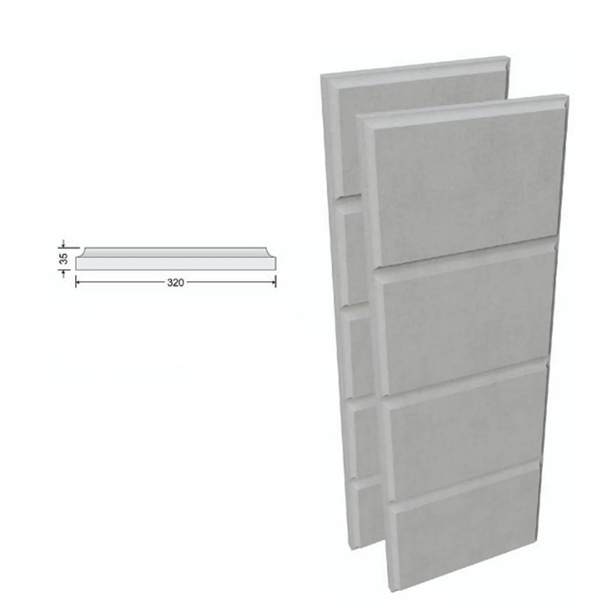 Placă decorativă – P742