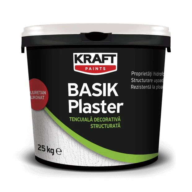 Tencuială decorativă siliconată Kraft Paints (K15, K25, R15, R25) 25 kg
