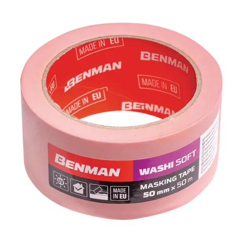 Bandă de mascare WASHI SOFT (25mmX50m)