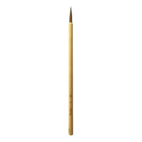 Pensulă cu păr de zibelină și mâner din bambus (liner) Atelier (20 mm) – poza 3