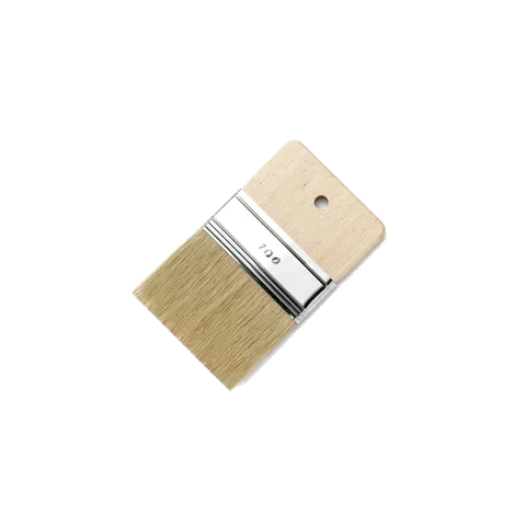 Pensulă lată Spalter cu păr natural, mâner lemn (100x9 mm)