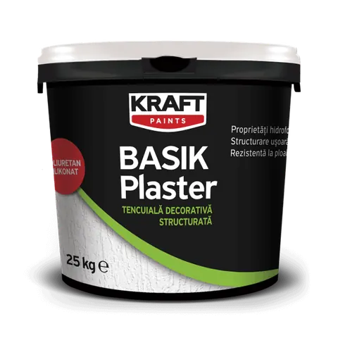 Tencuială decorativă siliconată Kraft Paints (K15, K25, R15, R25) 25 kg